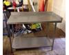 Commercial stainless steel Catering Corner prep table Ref: T5 - SOLD